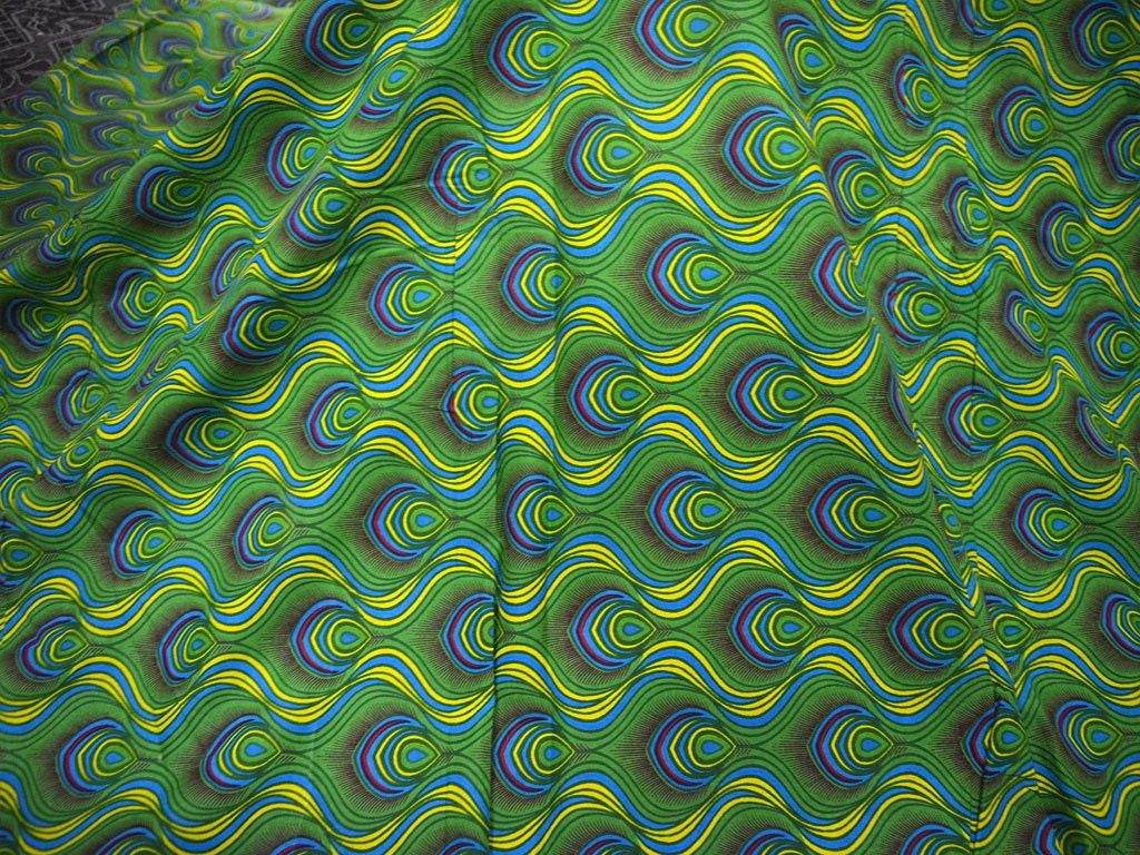 Green Cotton Fabric by the Yard Dresses Making Fabric Indian Etsy