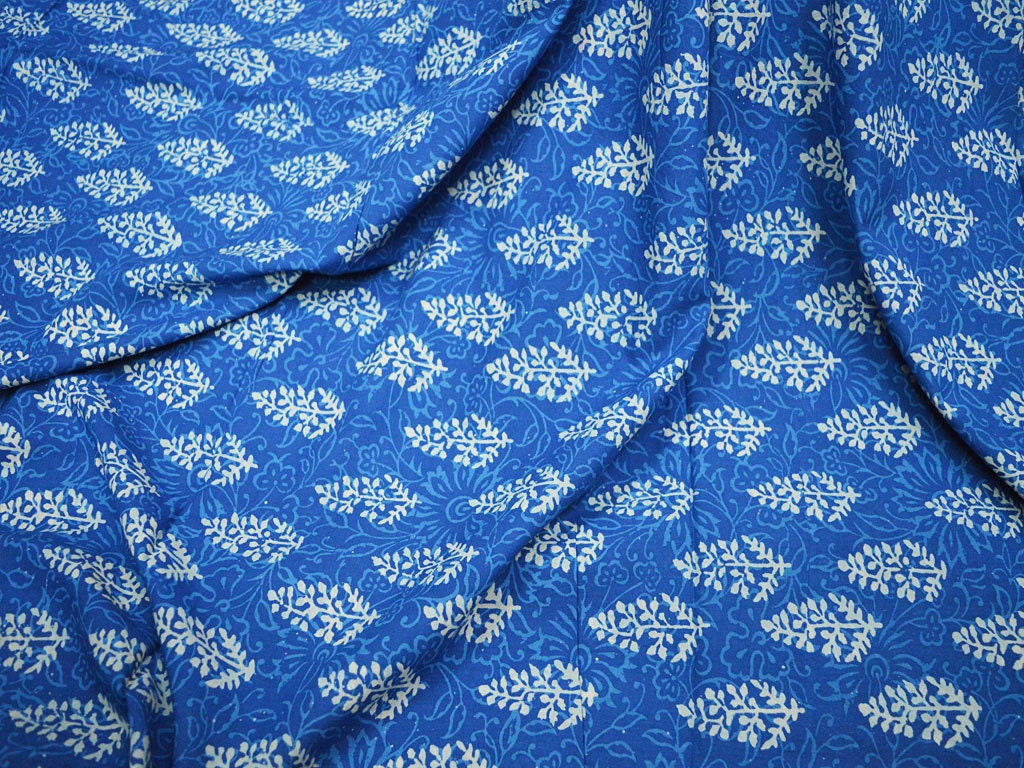 Hand Block Printed Indian Fabric Quilting Fabric Cotton Fabric Etsy