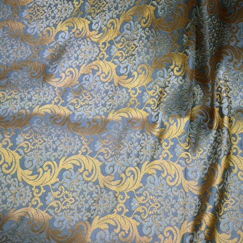 Banarasi Indian Brocade Fabric by the Yard Banarasi Blended - Etsy