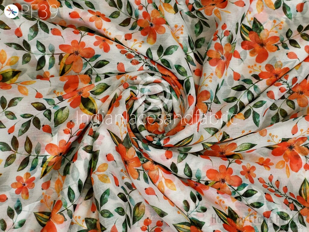 Indian 2024 chiffon fabric