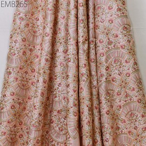 Pink Embroidered Fabric Brooklyn main image 0