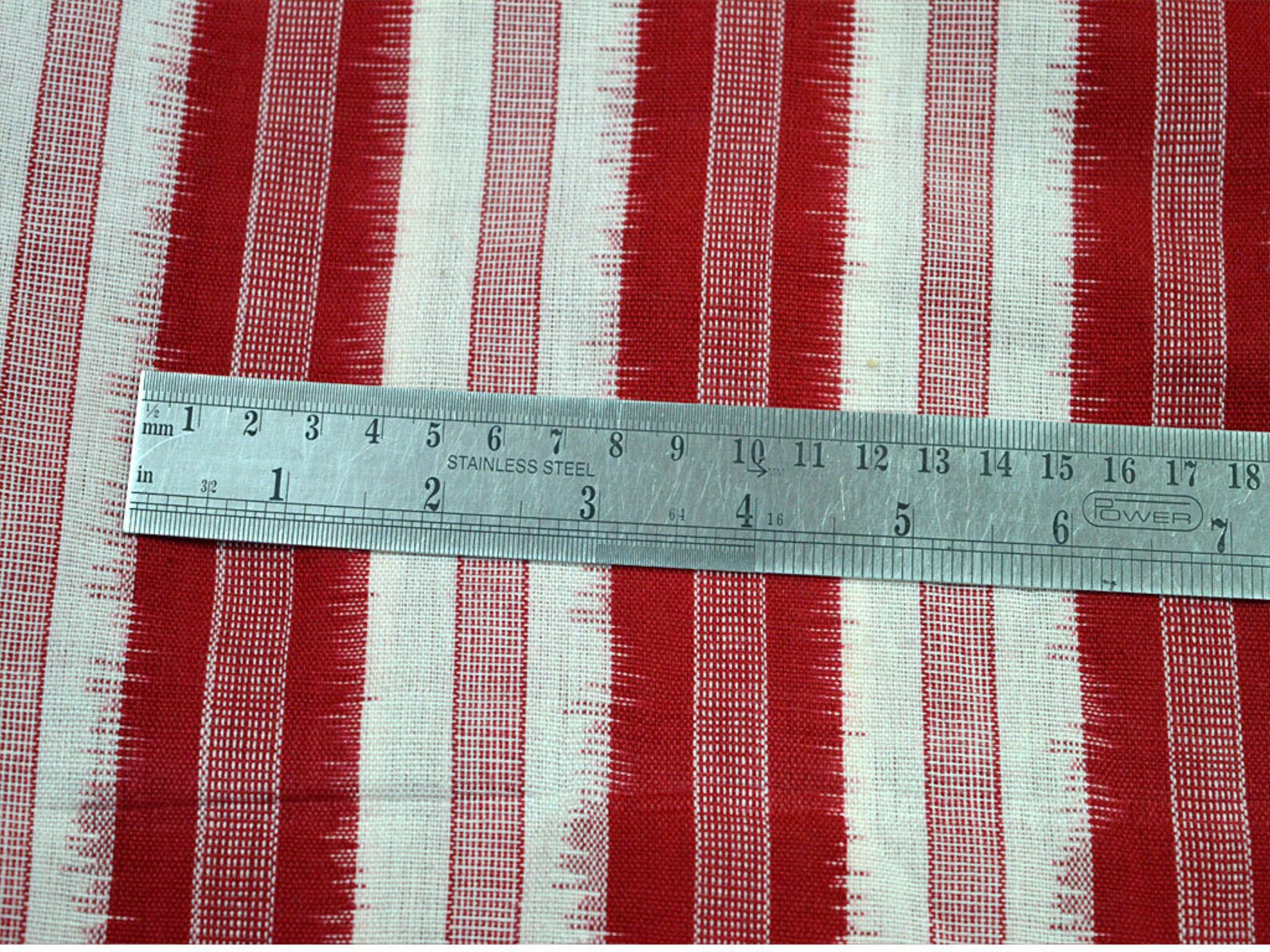 Indian Red Hand loom Cotton Fabric By The Yard Upholstery Etsy