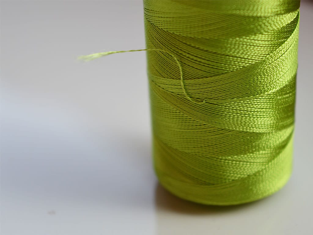 Lime Green Thread Spool Art Silk Thread Hand and Machine Etsy