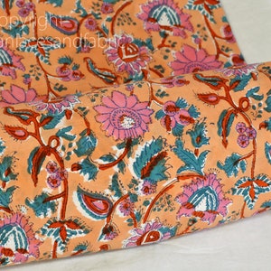 Timbro indiano stampato in cotone tagliato a misura Pigiama in tessuto Cucito artigianale Abito estivo Pantaloncini Bambini Sleepwear