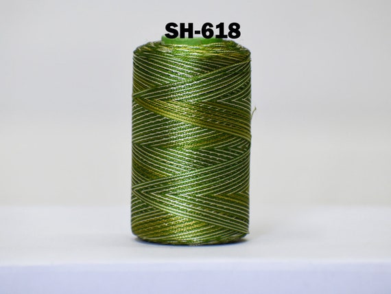 Olive Green Thread Spool, Art Silk Thread, Hand and Machine Embroidery  Thread, Art Silk Embroidery Thread, Indian Silk Thread 