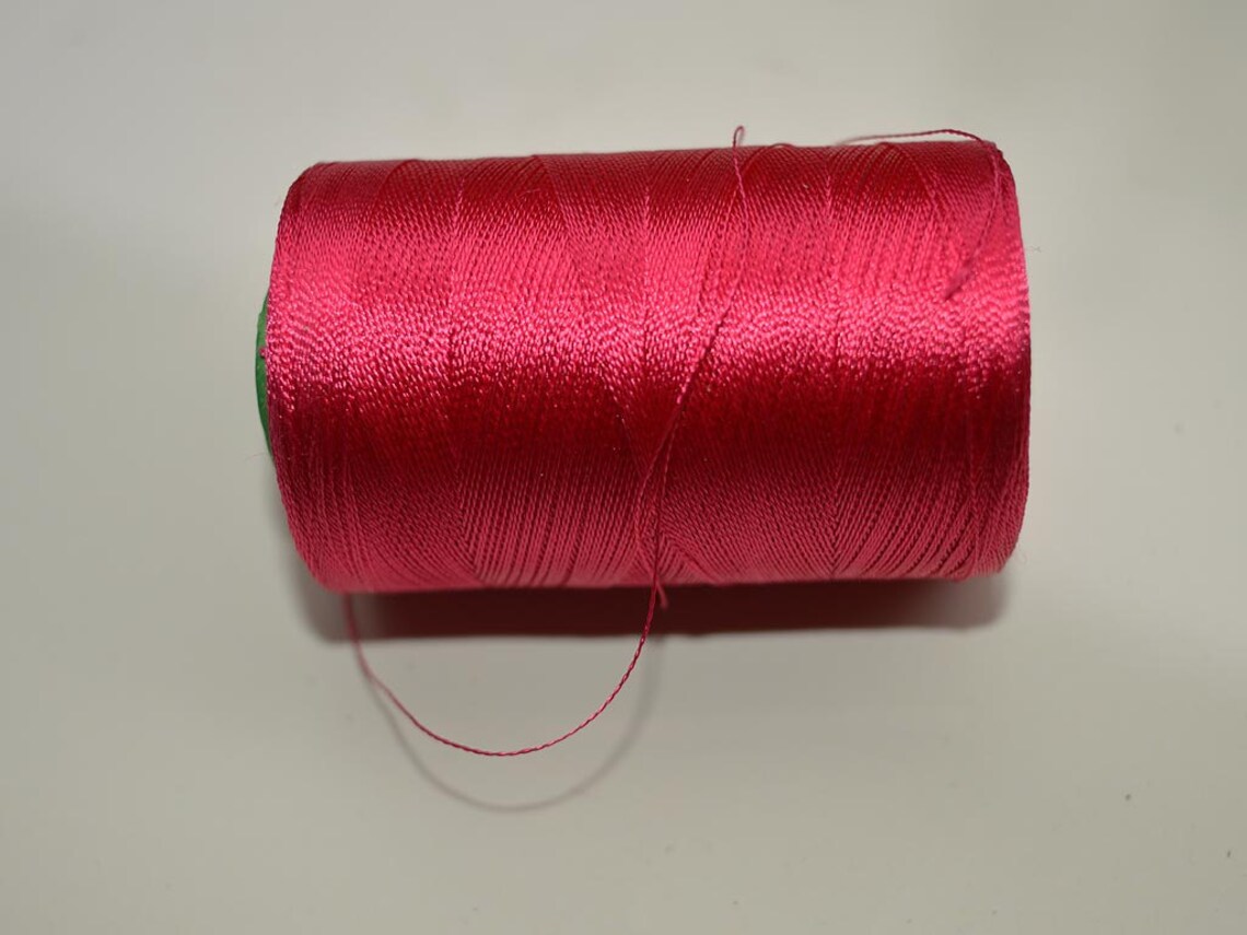 Classic Magenta Art Silk Thread Spool Hand / Machine - Etsy