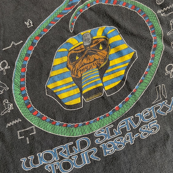 1984-1985 Vintage Iron Maiden Powerslave World Slavery Tour Long