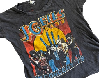 J. Geils Band Live Tシャツ 1982 ロックT ヴィンテージ J Geils Band Shirt - Etsy