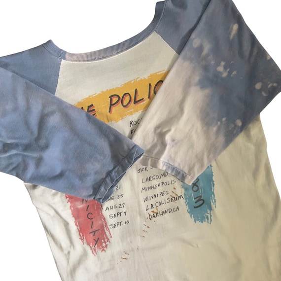 The Police Synchronicity 1983 Tour Raglan Basebal… - image 7