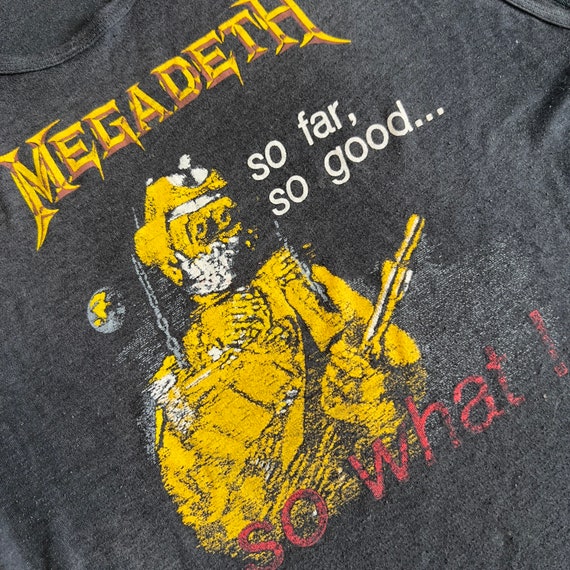 RARE Vintage 1988 Megadeth so Far, so Good…so What! Rare