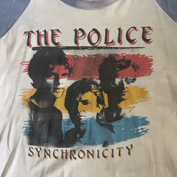The Police Synchronicity 1983 Tour Raglan Basebal… - image 2