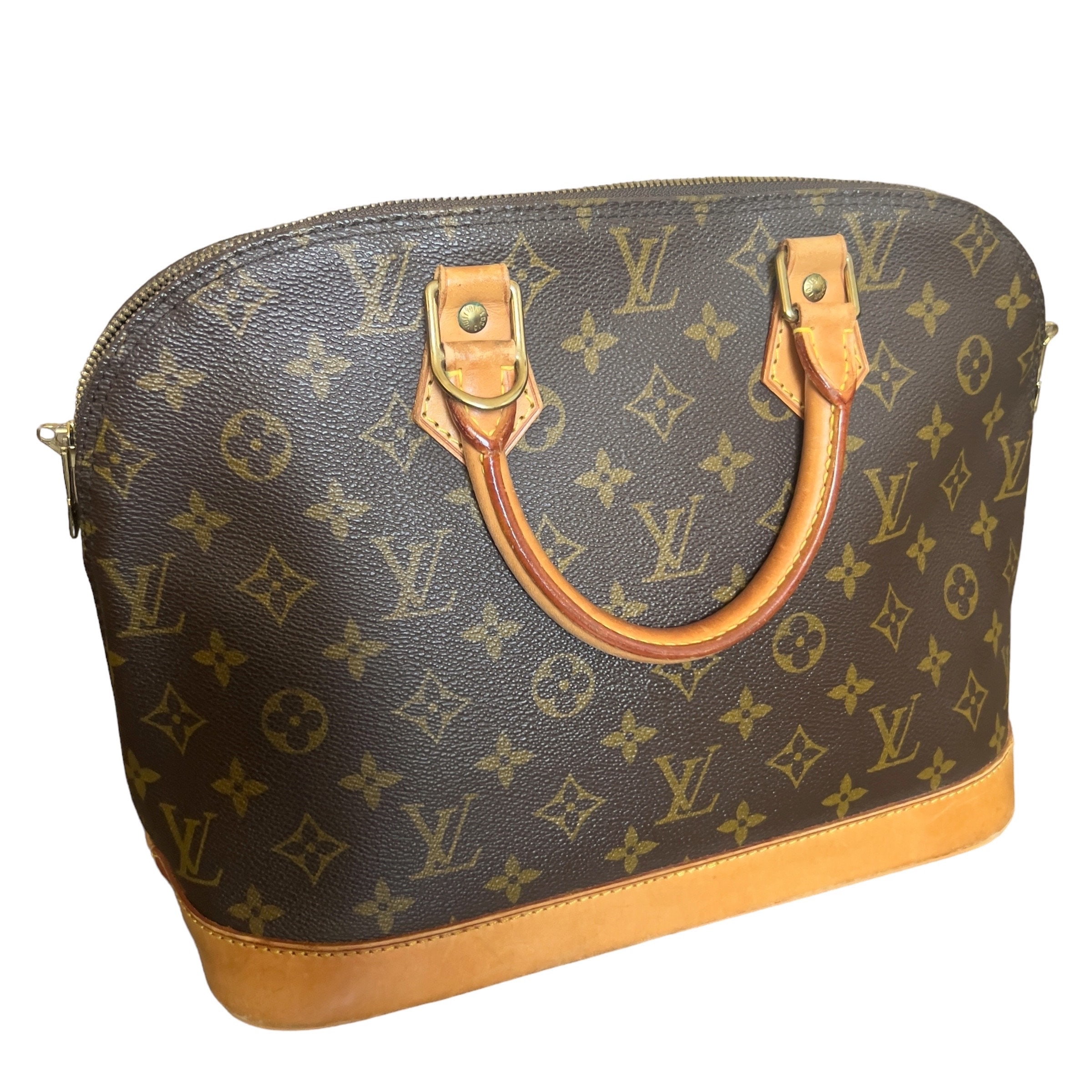 Vintage 1995 Authentic Louis Vuitton Alma PM Made in France Designer Fashion Luxury Purse LV Monogram Handbag Etsy