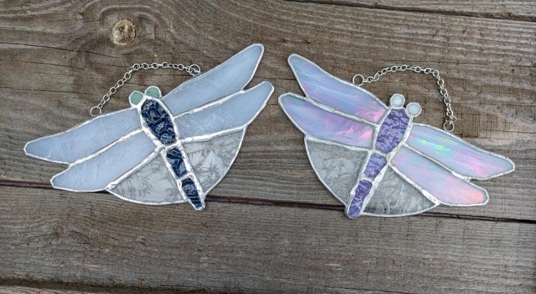 Stained Glass Dragonfly PATTERN - Etsy