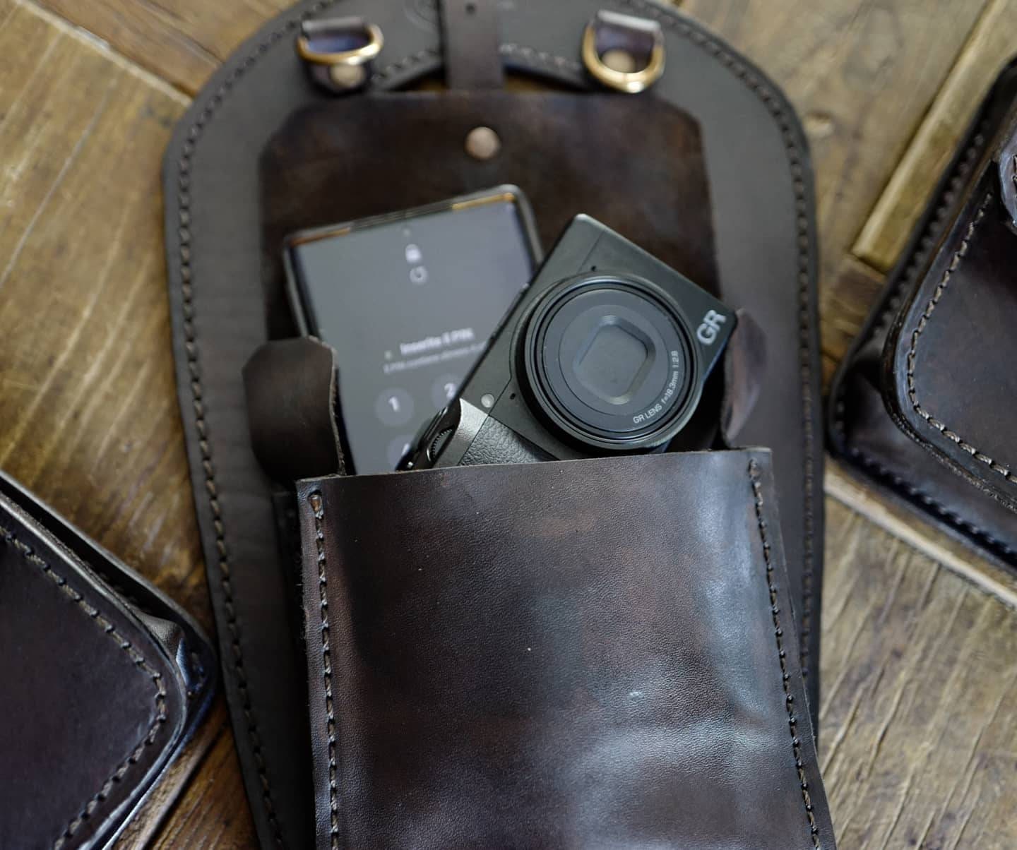 Honda rebel 1100 tank strap. Leather tank belt and documents Etsy