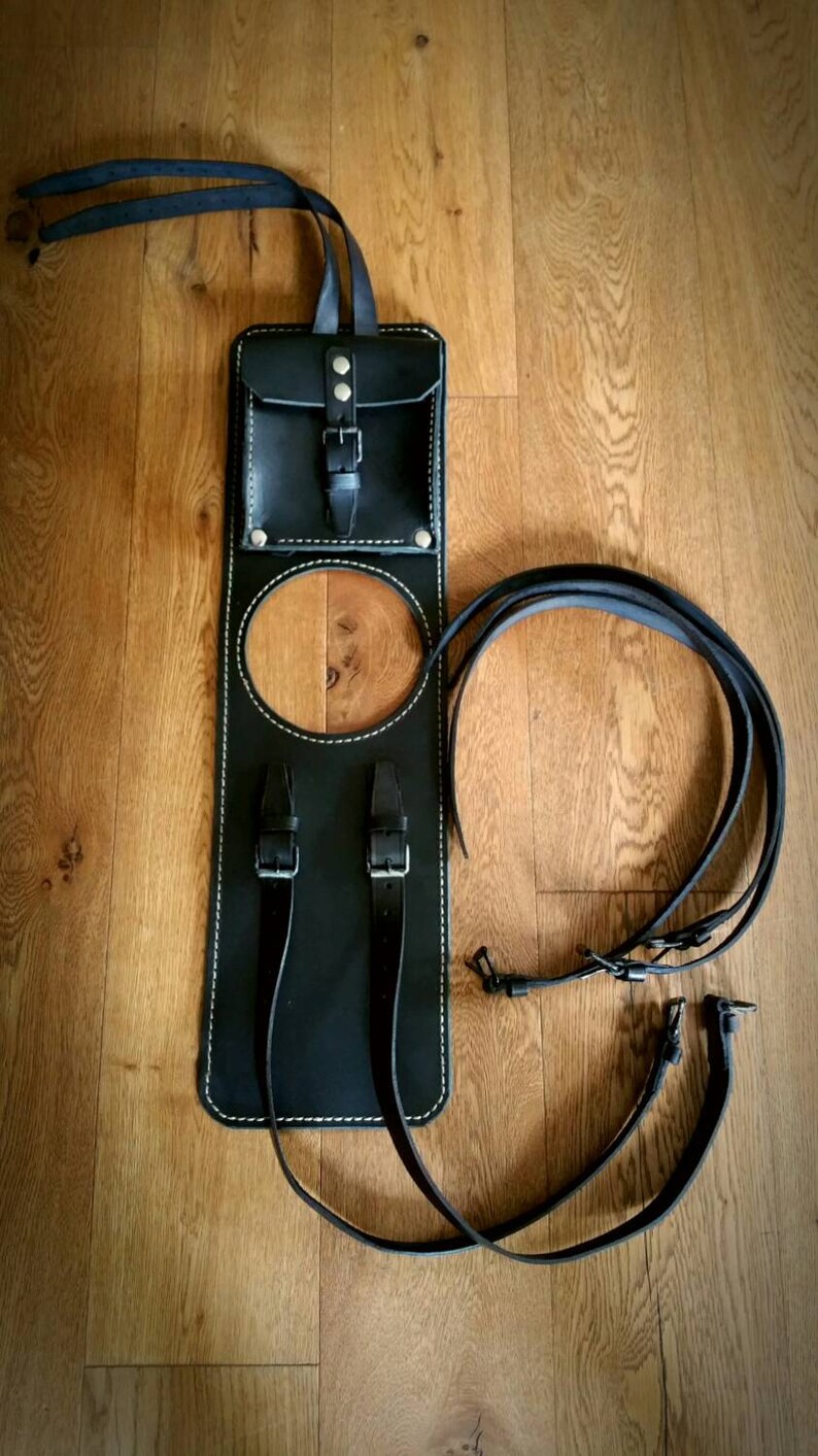 BMW K series leather tank belt and documents bag Cafe ...