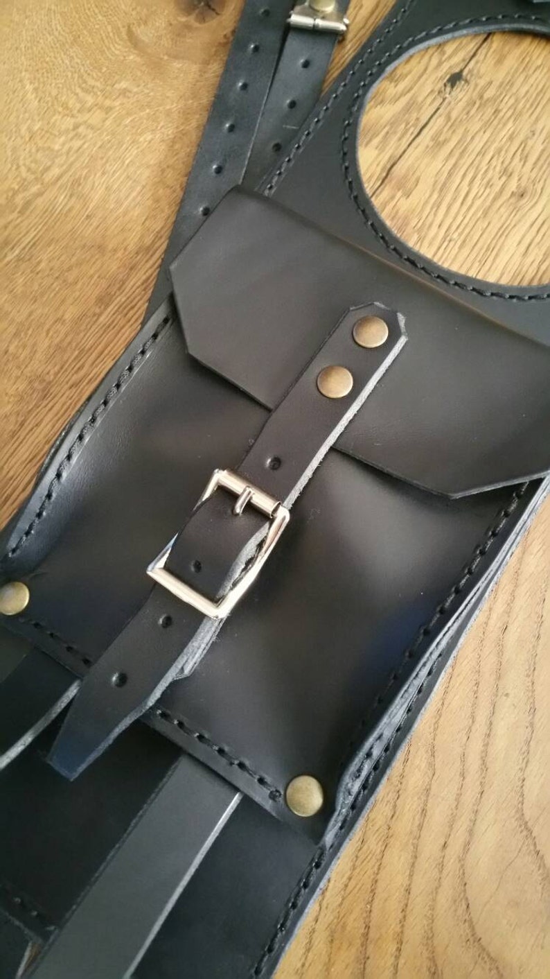 Moto Guzzi V7 leather tank belt Cafe Racer and Scrambler. Etsy