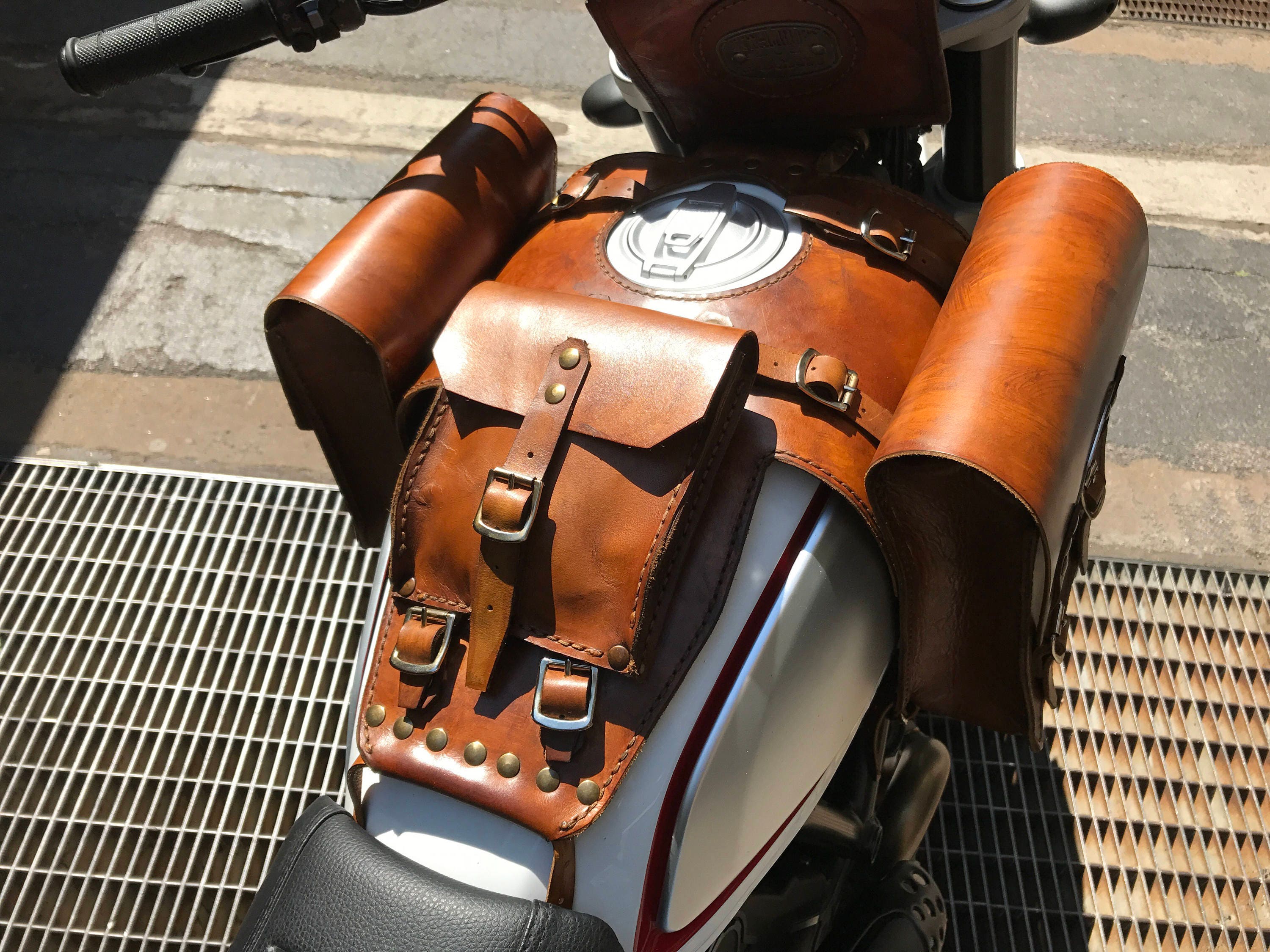 cafe racer tank bag