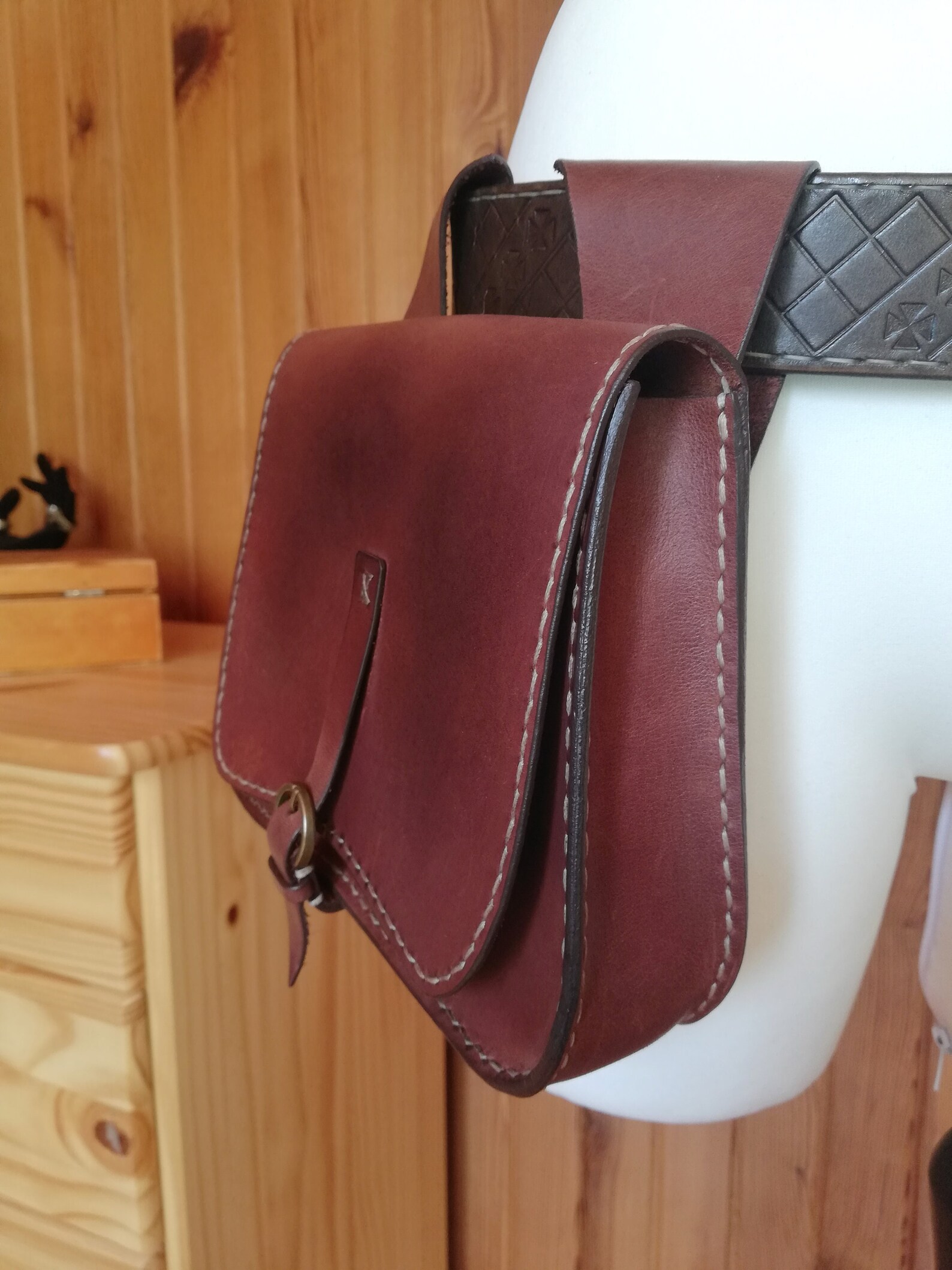 Leather belt bag Medieval Leather Pouch Renaissance Bag Etsy