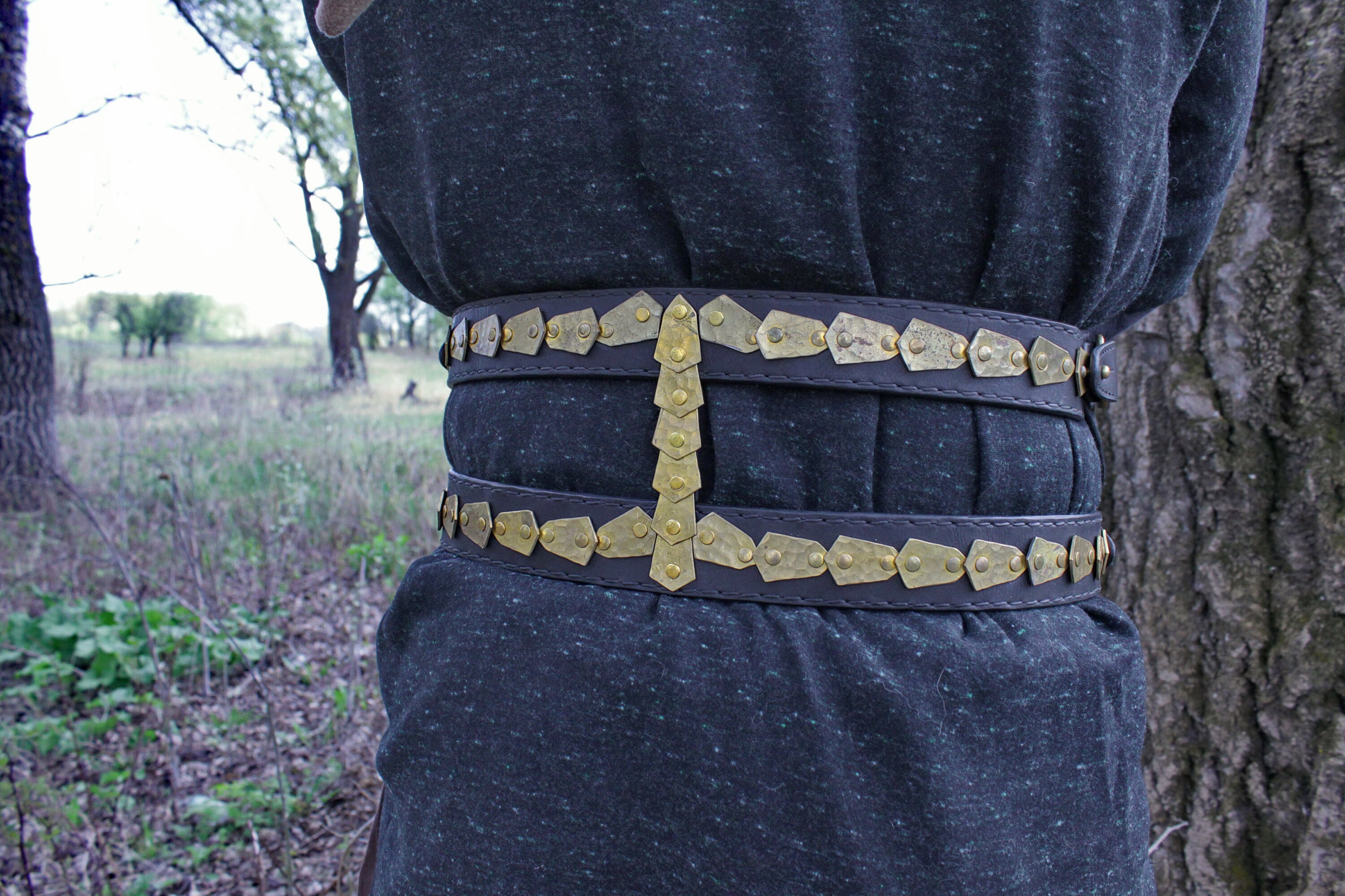 Larp belt costume belt medieval belt Viking leather belt Etsy