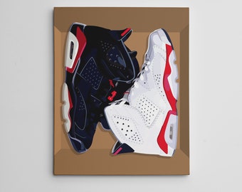 Jordan 6 Infrared - Etsy