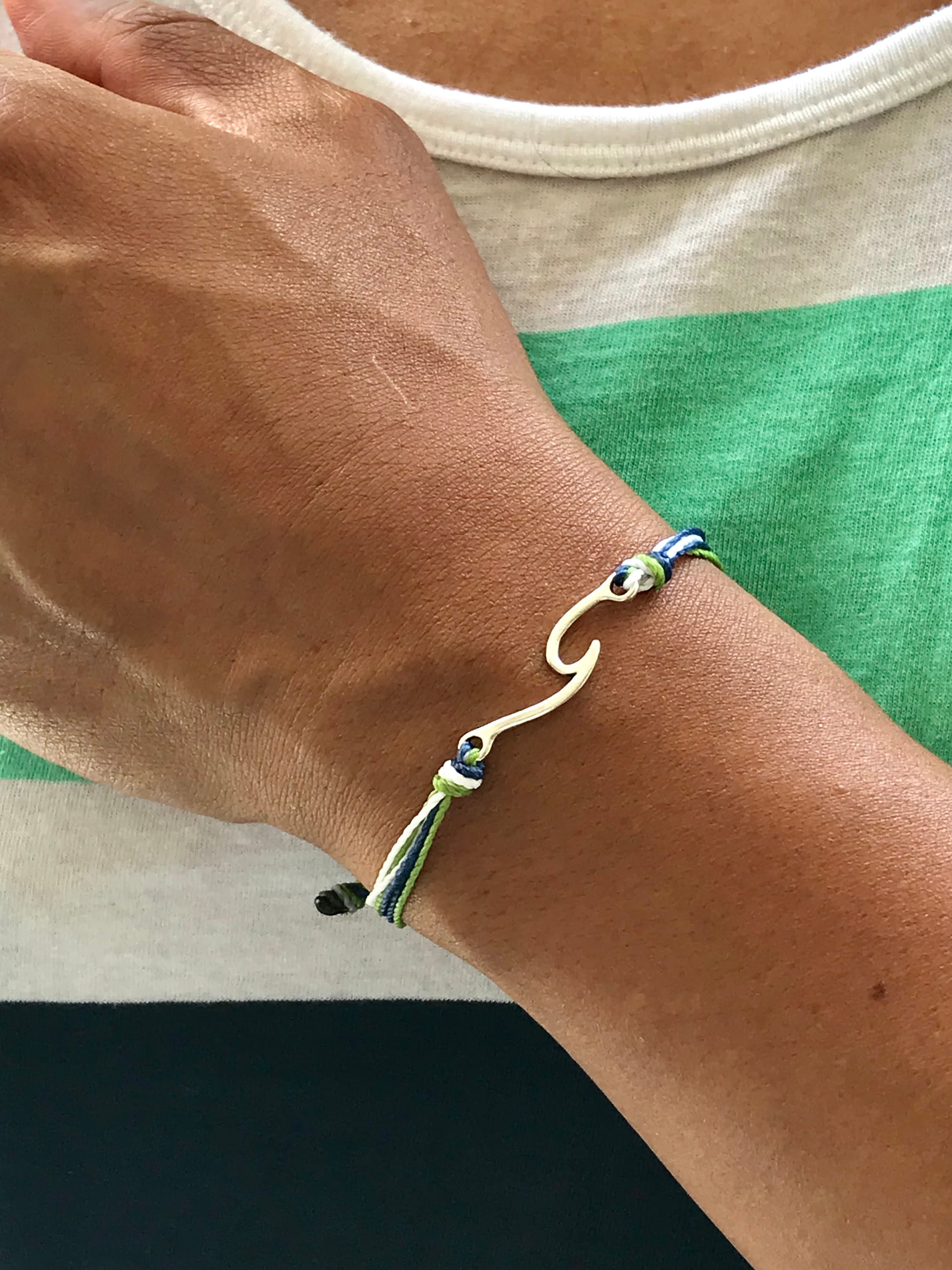 Mens bracelet wave bracelet ocean wave bracelet best Etsy