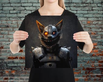 foxy illustrations AMO 500部限定zine サイン　レア FNAF Foxy Poster, Five Nights at Freddy's Fan Art Foxy - Etsy