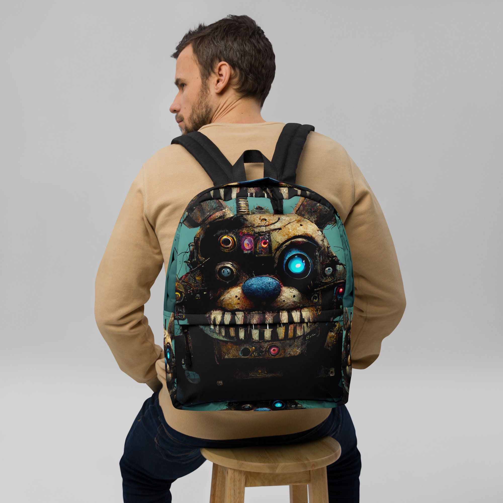 Bonnie FNAF Backpack Five Nights at Freddys Robot Machine