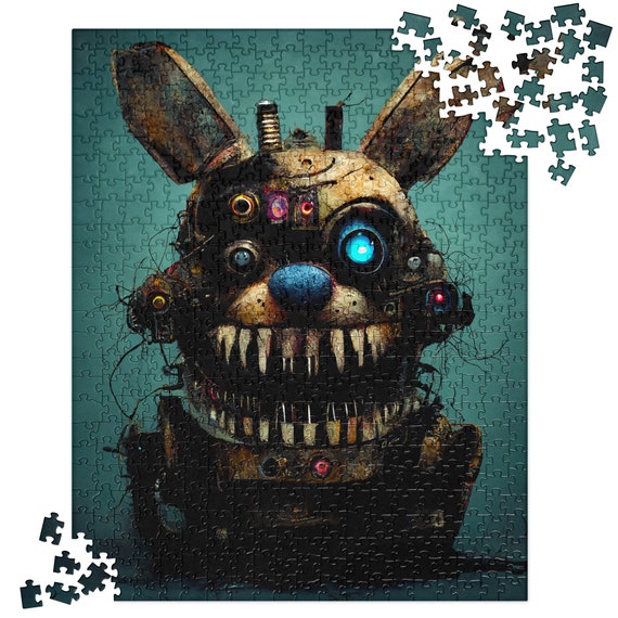 Solve FNAF - Fnaf 1 AR Halloween Animatronics jigsaw puzzle online with 45  pieces