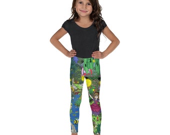 Princess in Enchanted Forest Kid's Leggings