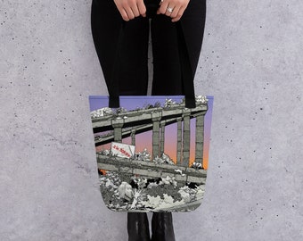 Rush Hour Sunset Tote bag