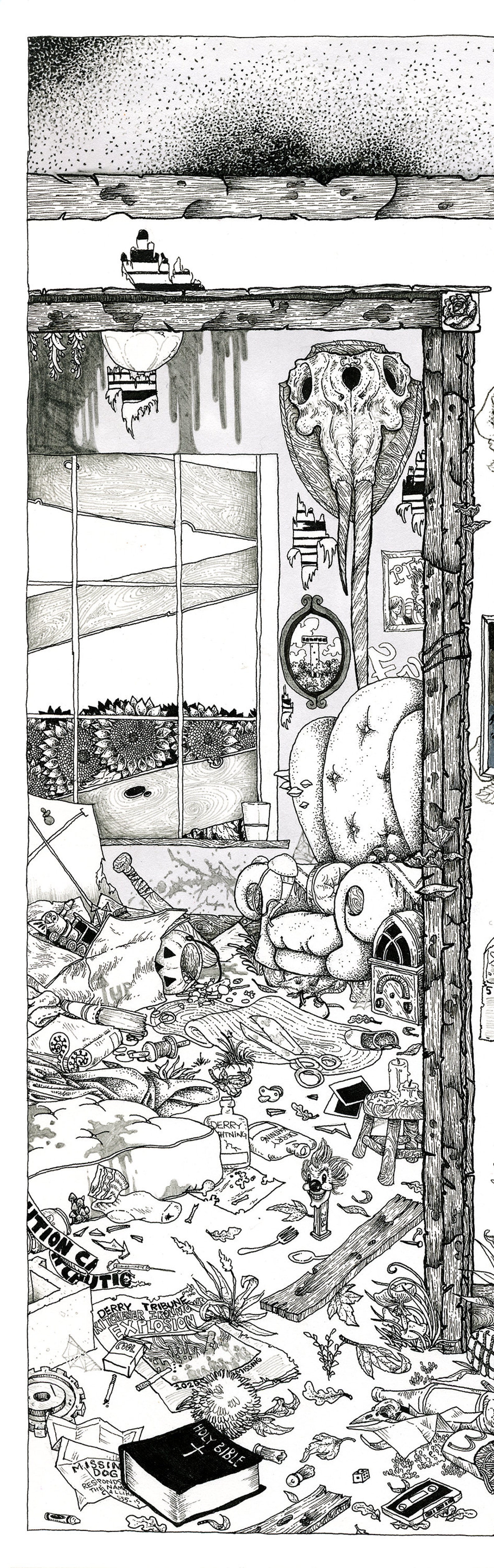29 Neibolt St. Derry Maine IT pen and ink signed illustration Etsy 29 Neibolt St. Derry Maine IT pen and ink signed illustration Etsy