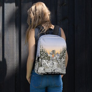 The Last of Us Backpack post apocalyptic abandoned suburbs Sunset Nature Wanderlust sci-fi adventure to explore