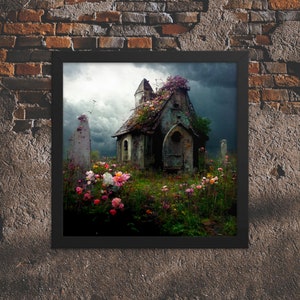 Death Blooms Framed poster