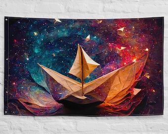 Travels of SS Georgie Flag origami paper boat Stephen King sci-fi fantasy horror IT