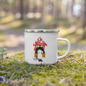 Soy tu mayor fan Taza de esmalte Stephen King Misery Ficción de terror