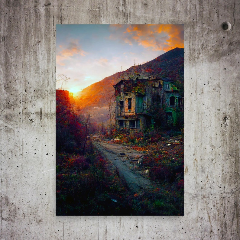 Fire of Dusk Poster, various sizes.