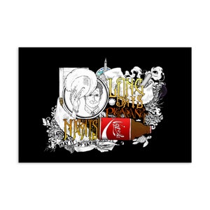Dias Longos, Noites Agradáveis, Cartão Postal Padrão de Nozz-A-La Cola. Stephen King, Torre Negra, Pistoleiro, Roland, Anúncio da Refrigerante do Mundo Médio.