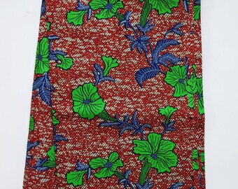 Floral print cotton fabric, African fabric by the yards, Ankara fabric by the yard, African wax Print fabric African cotton material