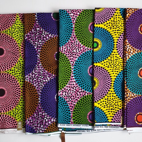 African Fabric Fat Quarter Bundle African Ankara Print Fat Etsy