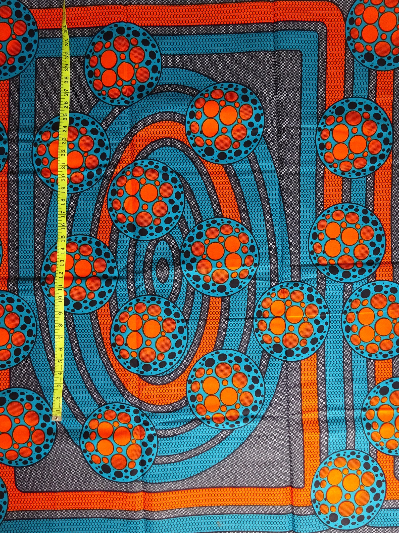 Bright African Print Fabric Sold by Yard/cotton Fabric/ Etsy
