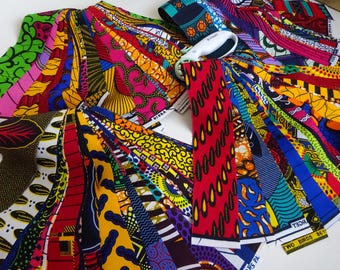 Jelly Roll 2.5" strips African print fabric Ankara, Strip Roll Precut, assorted pieces 100% cotton fabric quilting strips no duplicates