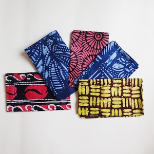 Fat quarter bundle hand printed cotton fabric, Batik fabrics set African print fat quarters fabric African fabric Quilting fabric crafting