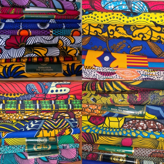 Ankara Fabric/ 2 Yards/ African Fabric/ Wax Print/ Fabric/ Cloth/ Material/  Ankara Print/ Kitenge Fabric/ Dress-making/ Crafts/ Supplies 