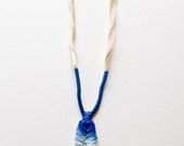 Necklace "dip dye fish"