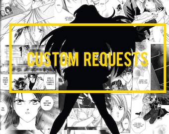 Custom Requests Manga Wall Art *Digital File*