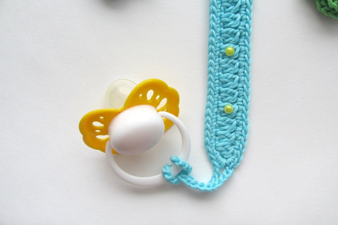 Crochet Pattern. Pacifier Holder. Baby Holder. Pacifier Clip. Etsy