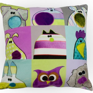 Printed cushion 'Sugar Cubes'