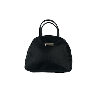 90s minimal purse black nylon purse 90s Y2K