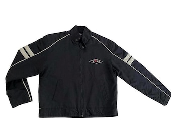 Chaqueta de motociclista vintage de los 90, colección Y2K World (M/L)