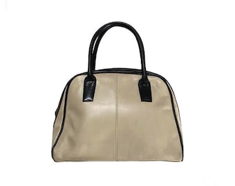 Borsa Suzy Smith in pelle beige Y2K